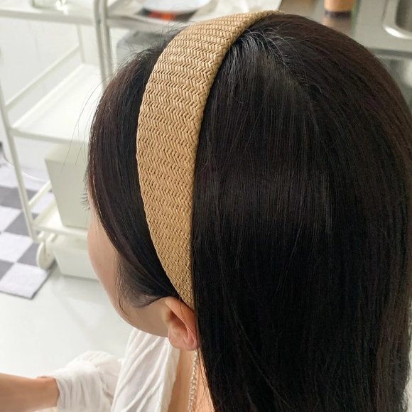Raffia Straw Headband - NWT